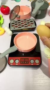 [28pcs-110pcs] Kids Kitchen Toys Mainan Masak Simulation Dinnerware Educational Toys Mini Food Pretend Girls Toys