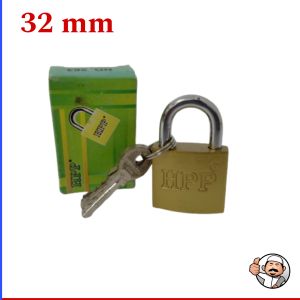 Kunci gembok kuning Hpp ukuran 32 mm konci bangkol