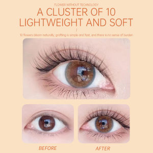 💄Orfila 10D 20D Bulu Mata Palsu Natural Mencangkok Bulu Mata Menanam Bulu Mata Palsu Alami Tunggal Keriting Ramping COD