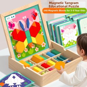 Magnetic Tangram Building Blocks Toy