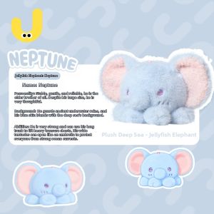 JOOKE | Deep Sea Jellyfish Style Pig Plush Toy Sleeping Pillow