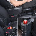 กล่องที่พักแขนสำหรับ Suzuki Ignis ที่เท้าแขนสำหรับรถ Suzuki Ignis ที่วางแขนอัตโนมัติส่วนเพิ่มความสูงภายใน. 
