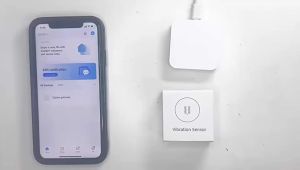Zigbee Tuya Smart Vibration Sensor Door Window Glass Broken Detector Anti-theft Motion Shock Alarm for Smart Life Z2M Need Hub