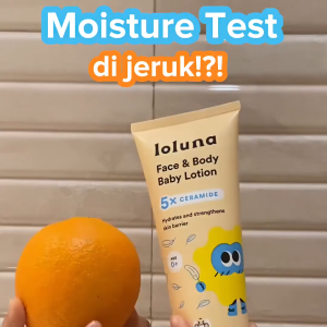 LOLUNA Face & Body Baby Lotion- Lotion Krim Muka dan Badan Bayi dan Anak