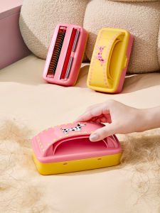 Double-Roll Brush for Hair Removal Cat And Dog Hair Cleaning Home Use Sticky Roller for Bed Sheets And Carpet Dust Removal