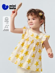 MINI BALA | Áo Sơ Mi Bé Yêu Nhẹ Nhàng Cotton