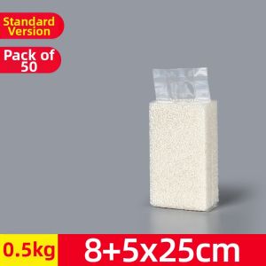 Thickened Nylon Rice Brick Vacuum Food Packaging Bag for Cat And Dog Food 10kg Rice Home Use Compression Grains Sealed Bag