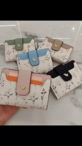 1838 ( READY STOCK ) WALLET SHORT ZIP PURSE LUXURY KOREA COIN FOLD  PU SLING BAG EU FASHION HOUSE