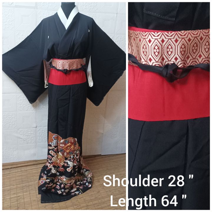 PreLoved Japanese Kimono Kurotomesode Set | Lazada PH