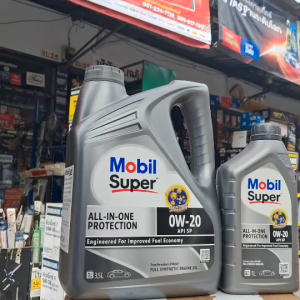 Mobil Super 3000 โมบิล ซุปเปอร์3000 0W-20 ตัวเลือกขนาด (3.5ลิตร/3.5+1ลิตร แถมกระเป๋า 1 ใบ/1ลิตร) สังเคราะห์แท้ 100% มาตรฐาน API SP