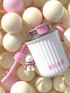 Portable Ceramic Inner Stainless Steel Thermal Cup High Aesthetic Value Coffee Cup Womens New 2025 Model Carry-On Mug