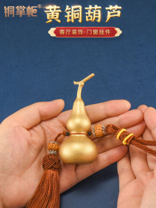 จี้สีทองแบบเปิดหัวสุนัขบิลลี่ ตกแต่งบ้าน สไตล์จีนใหม่ วัสดุสังกะสี พลั่ว ตกแต่งห้องนั่งเล่น สไตล์จีนโบราณ