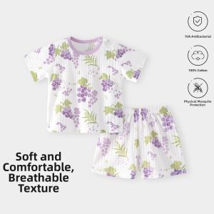 TONGLIANCHUXIN | Summer Lightweight Cotton Infant Outfit 2 pieces