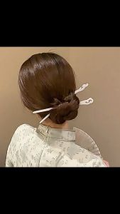 F4 Jepit Rambut Sanggul Tusuk Konde Polos Imitation Jade Auspicious Acetate Cloud Hairpin TKTP