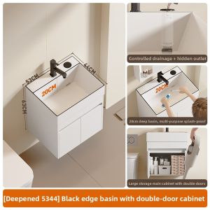 LANGXIANG | Deepened 20cm Space-saving Ceramic Sink Cabinet Combination