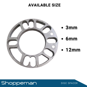 UNIVERSAL CAR WHEEL SPACER ADAPTOR SHIMS PLAT UNIVERSAL THICKNESS ALLOY ALUMINUM 4/5 HOLE PART600