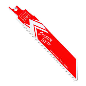 EZARC 150mm Carbide Reciprocating Saw Blade Endurance for Thick Metal Cast Iron Alloy Steel 6-Inch 8TPI Heavy-Duty Saw Blades