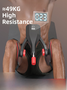 Mens Kegel Trainer PC Muscle Sports Leg Press Machine Thigh Muscle Fitness Equipment Non-slip Design Spring Resistance
