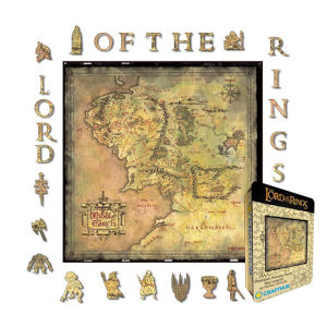 Crafthub The map of Middle Earth -The Lord of The Rings Lovers |Thicker and high quality jigsaw puzzle board game