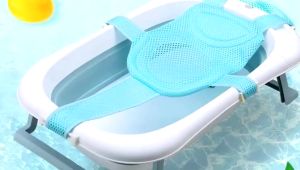 QSHL0471 Jaring bak mandi bayi anti slip anti tenggelam Baby Bath Helper Alas Mandi Bayi Alas Mandi Jaring Alas Bak Mandi Bayi