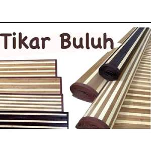 🔥Original Tikar Buluh 🔥 Tikar Bamboo 5mm & 11mm anti slip Ukuran XL/XXL/3XL Siap Stock.