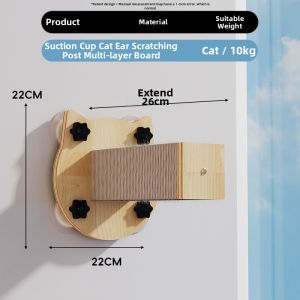 Space Capsule Style Cat Climbing Frame No Drilling Transparent Cat Bed