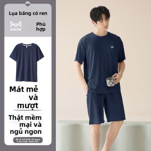 Bộ đồ ngủ nam MiiOW vải ice silk thoáng khí