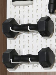 Metal Hook Storage Display Rack No Drilling Required for Study Room Desktop Hole Board Accessories Clamp on Shelf Organizer