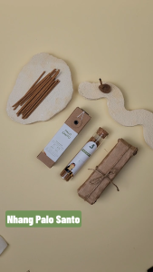 Nhang Thủ Công Palo Santo 3 Lành Hộp 30 Que 100 % Tự Nhiên Tặng Kèm Đế Chăm Không Hóa Chất Xông Thơm