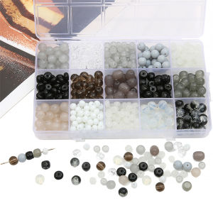 20pcs White Black Grey Color Crystal Glass Loose Space Beads For DIY Bracelet Necklace Jewelry Making
