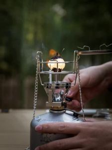 Campingmoon | CAMPINGMOON Portable Glass T-4 Outdoor campingLight Medium Portable Small LanternCampsite Gas Light Outdoor LightingTent Light