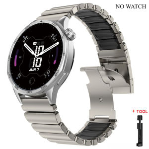 22mm Titanium Metal Band for Huawei Watch GT6Pro GT5/4 46mm Watch 5 Ultimate Luxury Rubber Strap For Amazfit Balance Active 2
