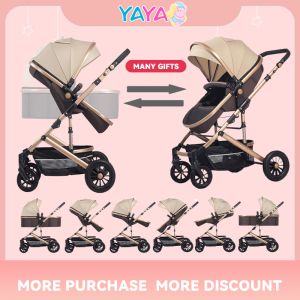 Baby Stroller baby carrier High Landscape 2 ways push Foldable Stroller Multi angle adjustment