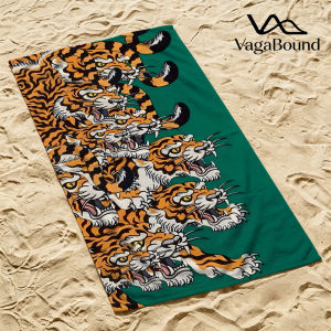 BILIBILI | Stacked Tigers Quick Drying Beach Towels Ultra Lightweight Fast-drying Super Absorbent It is a must-have item for summer