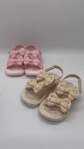 9891+1 IMPORT Sandal Anak Perempuan Sendal Fashion Flat Pita Lucu Lembut Termurah Ukuran 24-33