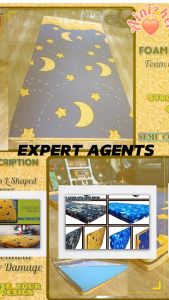 234 inches FOAM COVER / L-Shaped type Long zipper/ Strong Zipper Closure (foam cover only)