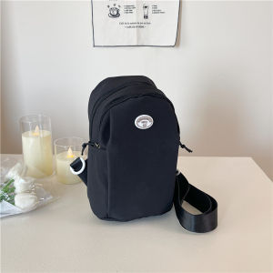 Túi Đeo Chéo Chống Thấm Nước Màu Trơn Đơn Giản Thời Trang Thường Ngày Cho Nữ Túi Đeo Ngực Đa Năng Túi Đeo Vai Đơn Giản