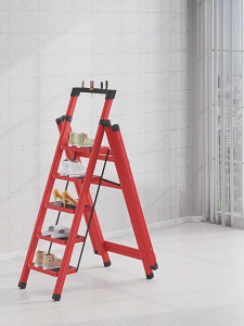 Ladder 4Steps Household Clothes drying rack Laundry Rack foldable ladder Multifunctional 3 IN 1 Ladders Keimav