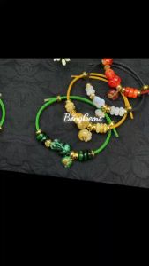 vòng tay tì hưu ngọc cẩm thạch tự nhiên mix đồng điếu ngọc cẩm thạch và charm túi tiền cẩm thạch bọc vàng tây cầu kim tiền vàng tây vòng tay đá phong thủy trang sức thiết kế đủ hóa đơn thẻ bảo hành