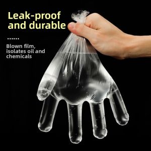 Thickened Transparent Food Grade Gloves