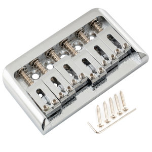 Musiclily Pro 52.5Mm (2-1/16 Inch) Hardtail Cố Định Cầu Phong Cách Hiện Đại Yên Ngựa Không Ngựa đàn Tremolo Cho Strat Tele Phong Cách Guitar Điện