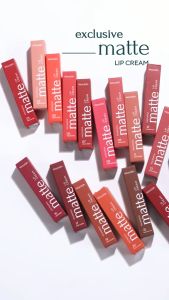 Wardah Exclusive Matte Lip Cream I Lipstik Cair