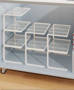 WUBUWEI | Stackable Refrigerator Shelf