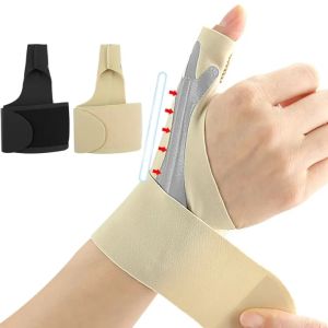 อุปกรณ์พยุงสายรัดนิ้วโป้งมือ CCW ที่รัดฝ่ามือสำหรับบรรเทาอาการปวดโรคไขข้ออักเสบปวดข้อเส้นเอ็นอักเสบถุงมือเคล็ดขัดยอก1ชิ้น