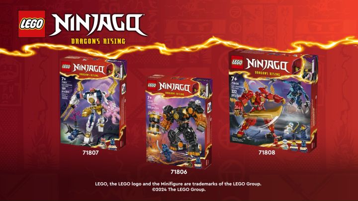 LEGO NINJAGO 71806 Cole's Elemental Earth Mech Toy (235 Pieces