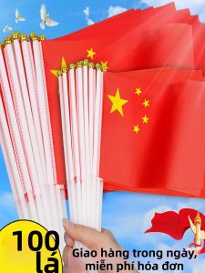 Cờ Trung Quốc Mini Trang Trí Có Cán