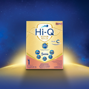 นมไฮคิว ซูเปอร์โกลด์ พลัส-ซี ซินไบโอพลัส นมผงสูตร1 600กรัม HiQ Supergold Plus-C