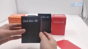 Deck Box 80+ 100+ Box Kotak Kartu Koleksi Clear Storage Box Kotak Kartu Board & Card Game Deckbox