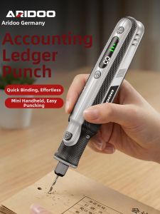 aridoo | Electric Hole Puncher for Financial Binding