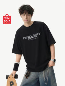 Miniso | Cotton Short Sleeve T-Shirt for Teen Boys